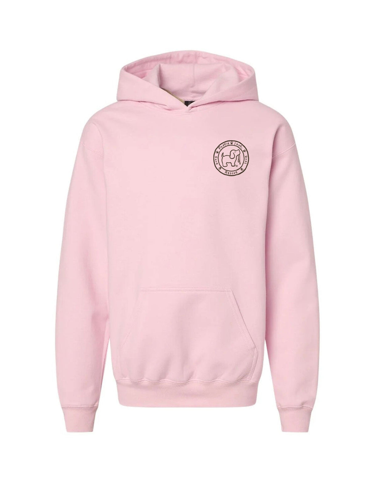 COW PRINT PUP, YOUTH HOODIE