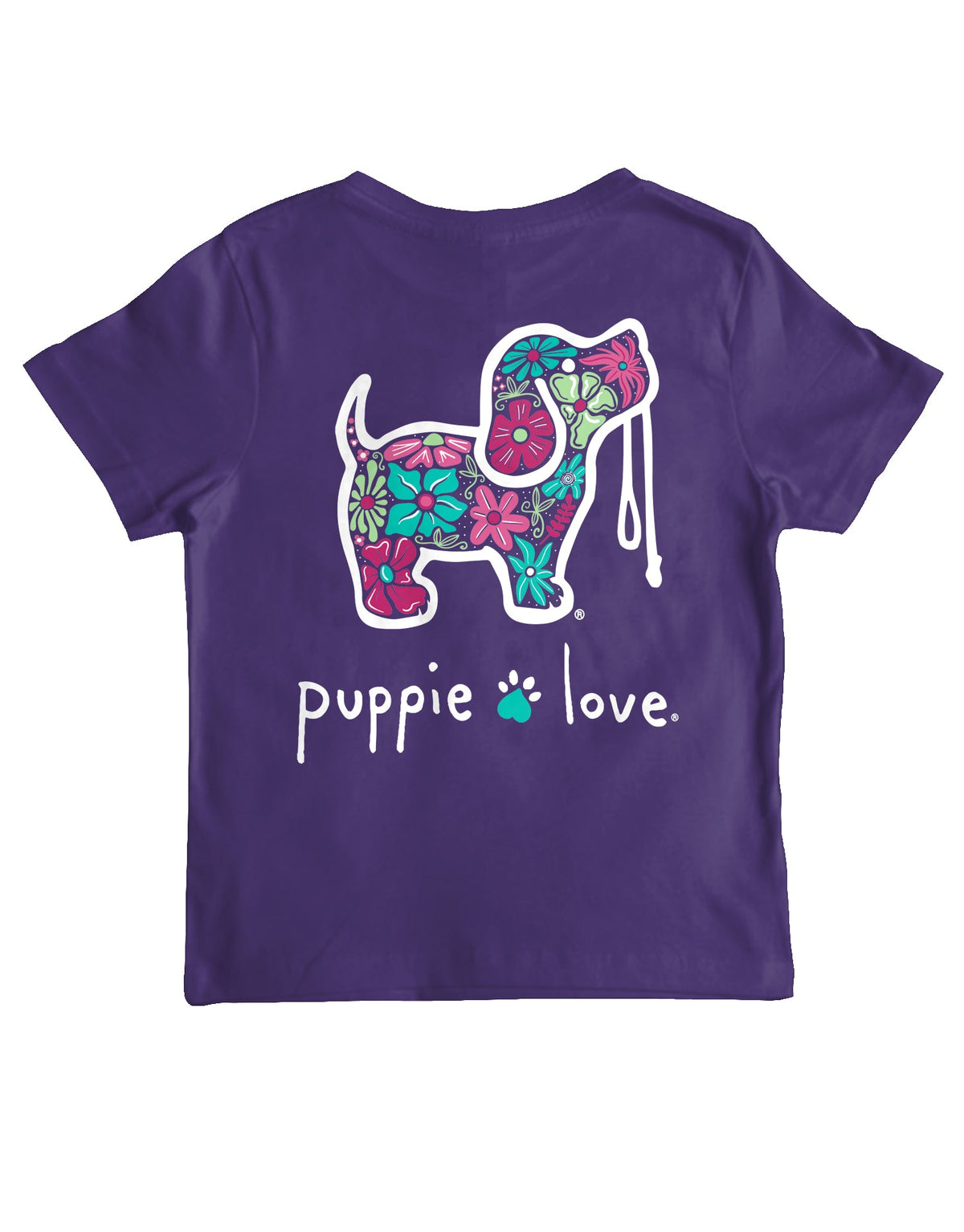 FLORAL PATTERN PUP, YOUTH SS