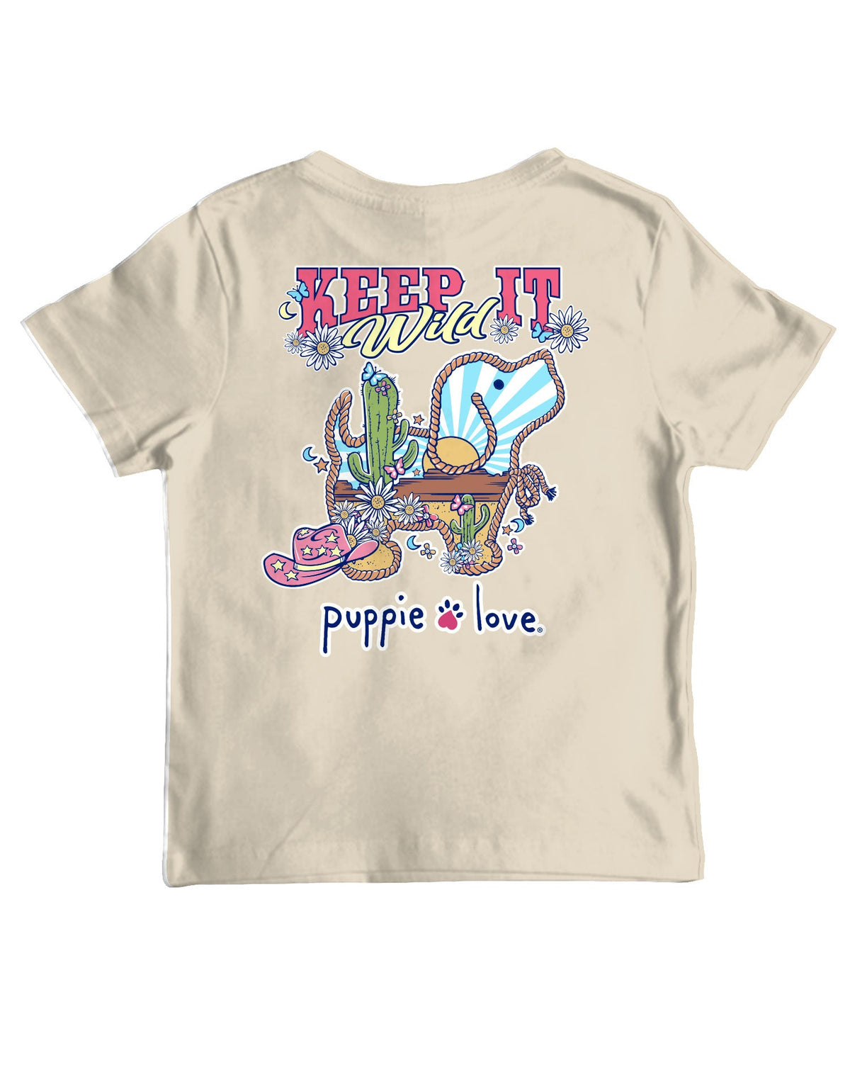 KEEP IT WILD PUP, YOUTH SS NATURAL