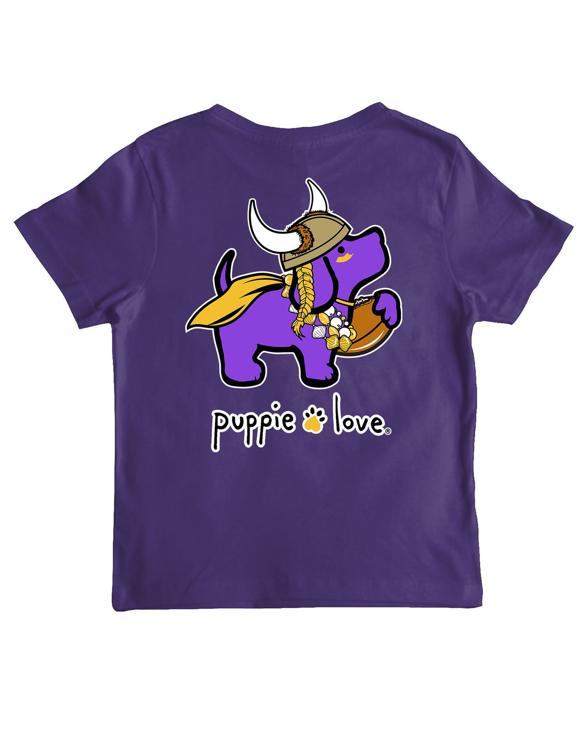 PURPLE AND GOLD MASCOT PUP, YOUTH SS