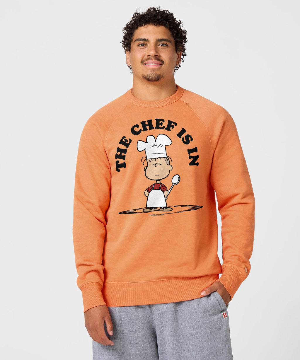 Peanuts Linus The Chef Is In Crewneck