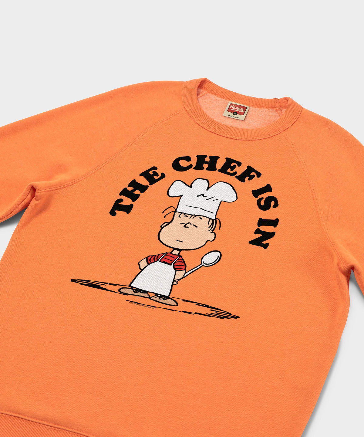 Peanuts Linus The Chef Is In Crewneck