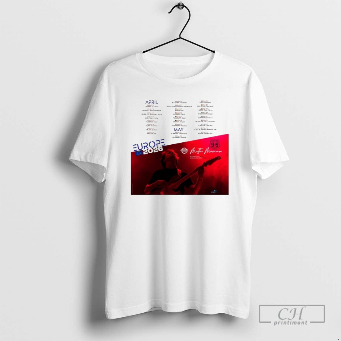 Premium Matteo Mancuso Europe Tour 2026 Shirt Sweater