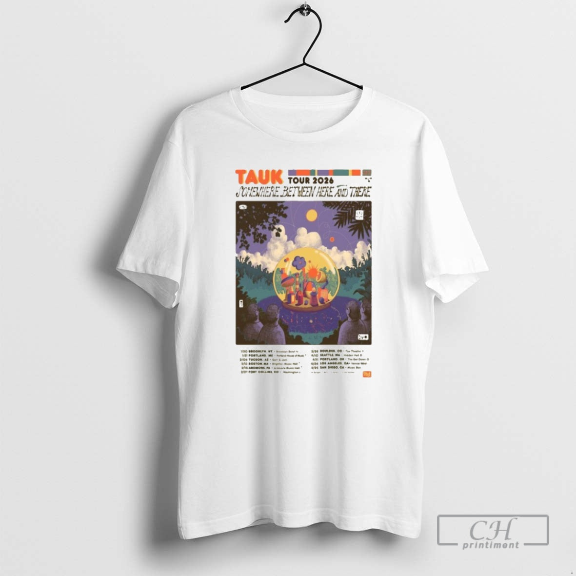 Premium Tauk Somewhere Between Here And There Tour 2026 Shirt Sweater