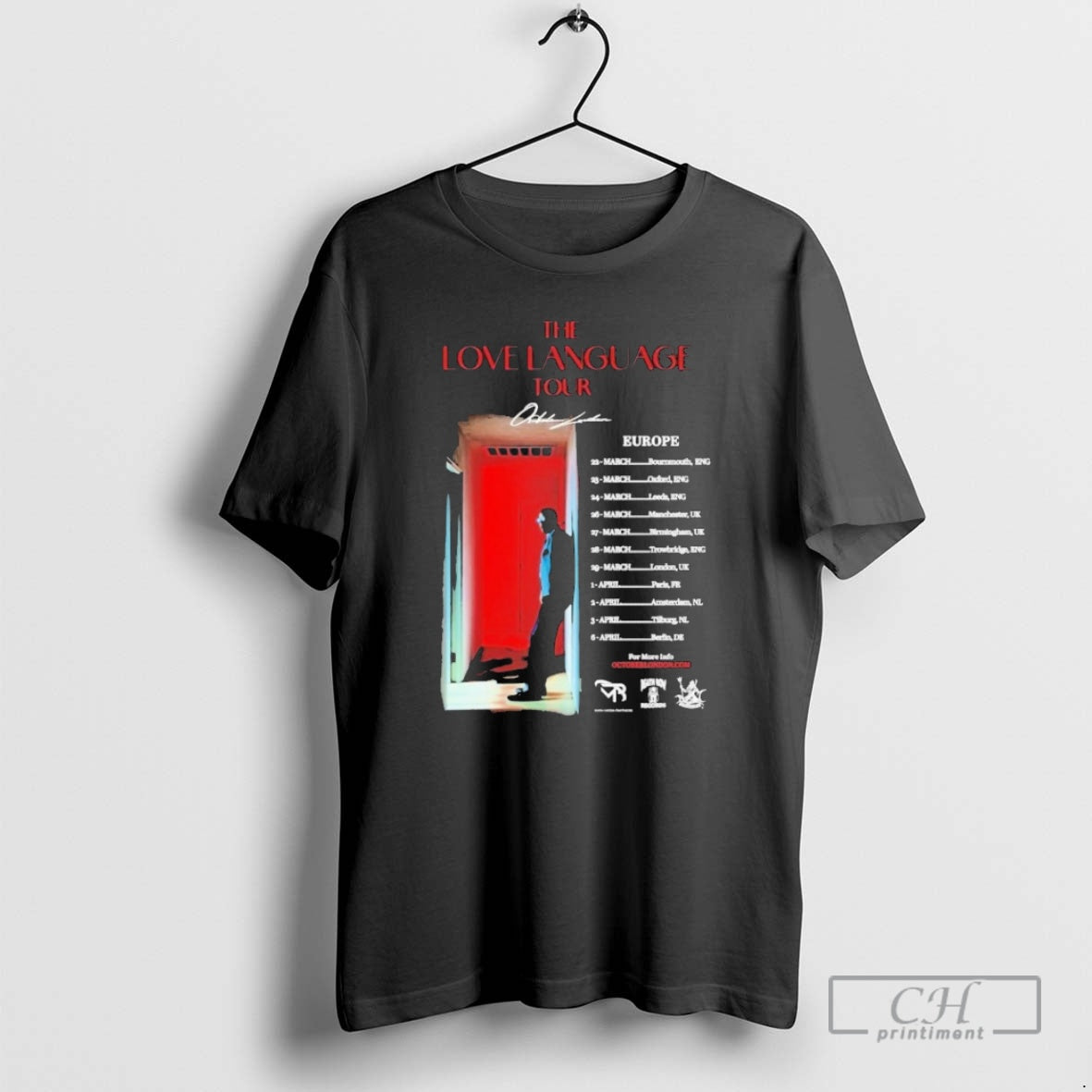 Premium The Love Language October London Tour Europe 2026 Shirt Sweater