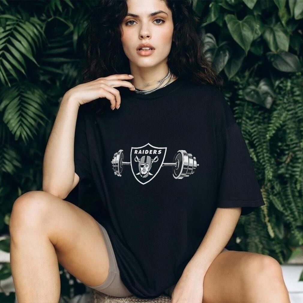 Raiders Barbell Las Vegas Football Weightlifting Spirit Of True Champions Shirt