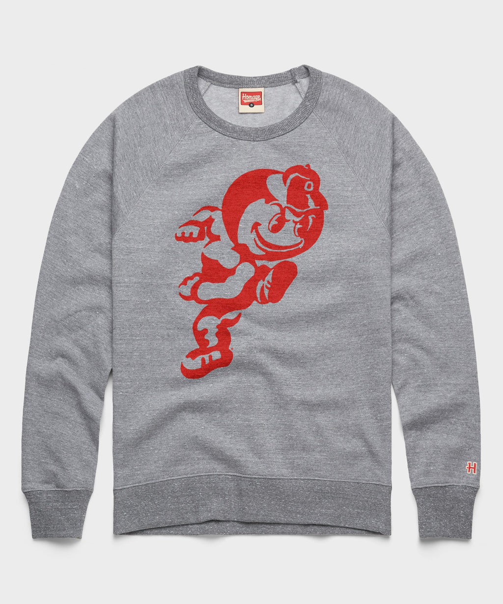Running Brutus The Buckeye Crewneck