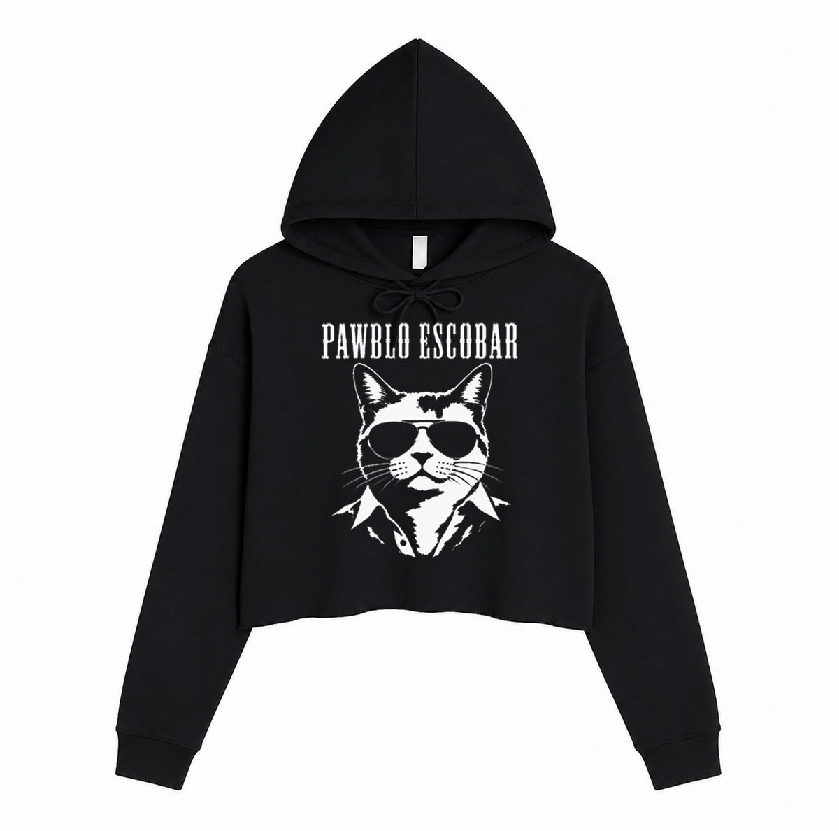 Women's | Pawblo Escobar | Crop Hoodie