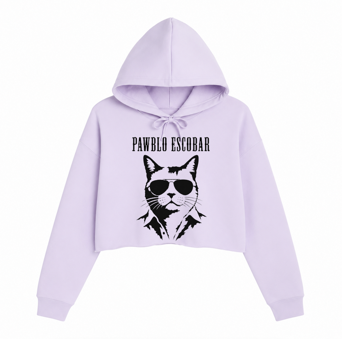 Women's | Pawblo Escobar | Crop Hoodie