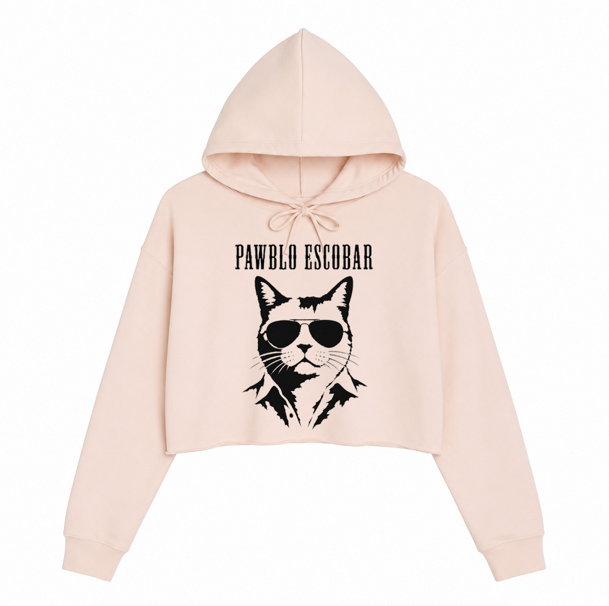 Women's | Pawblo Escobar | Crop Hoodie