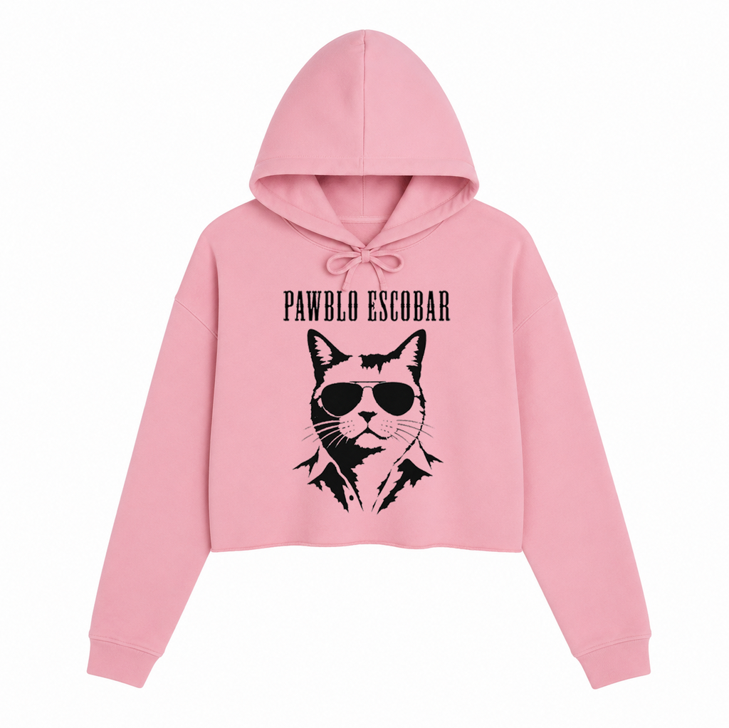 Women's | Pawblo Escobar | Crop Hoodie