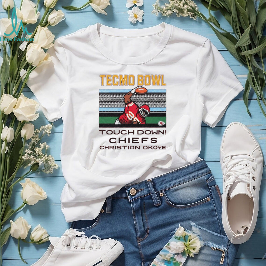 Tecmo Bowl Touchdown Chiefs Christian Okoye shirt