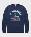 Tennessee Titans Throwback Helmet Long Sleeve Tee