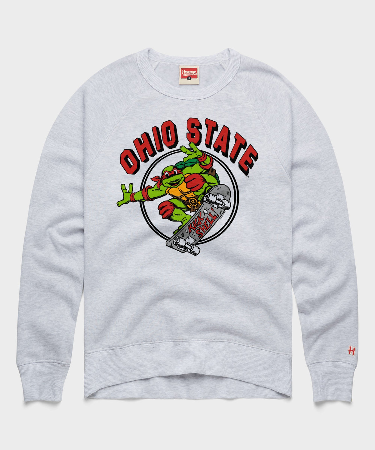 TMNT Raphael x Ohio State Kick Shell Crewneck
