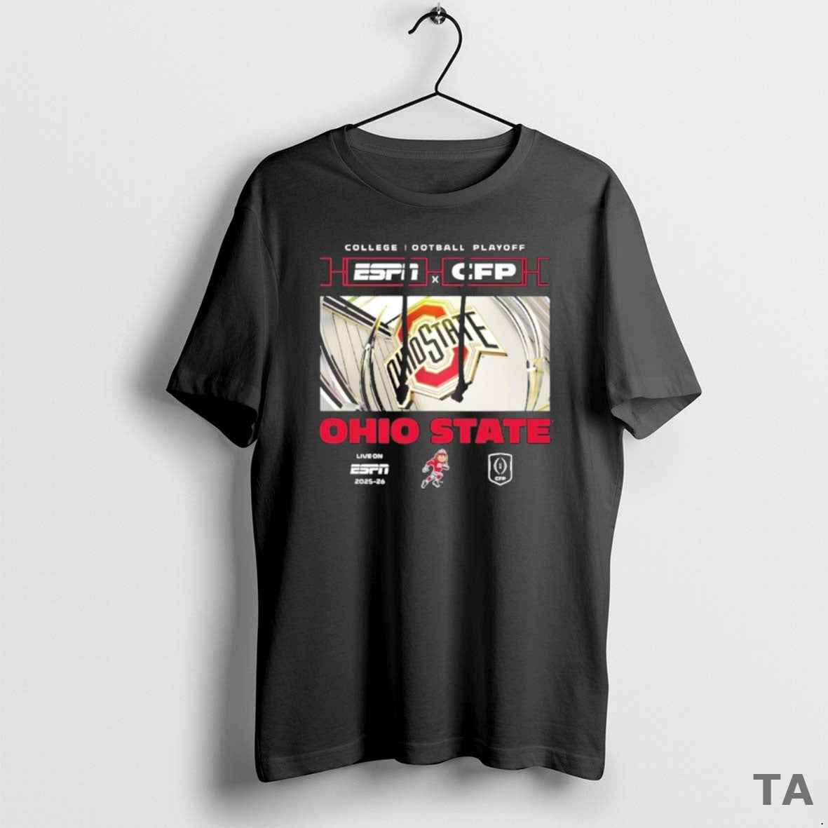 Top 2025 26 Cfp Ohio State Buckeyes Window T Shirt Sweater