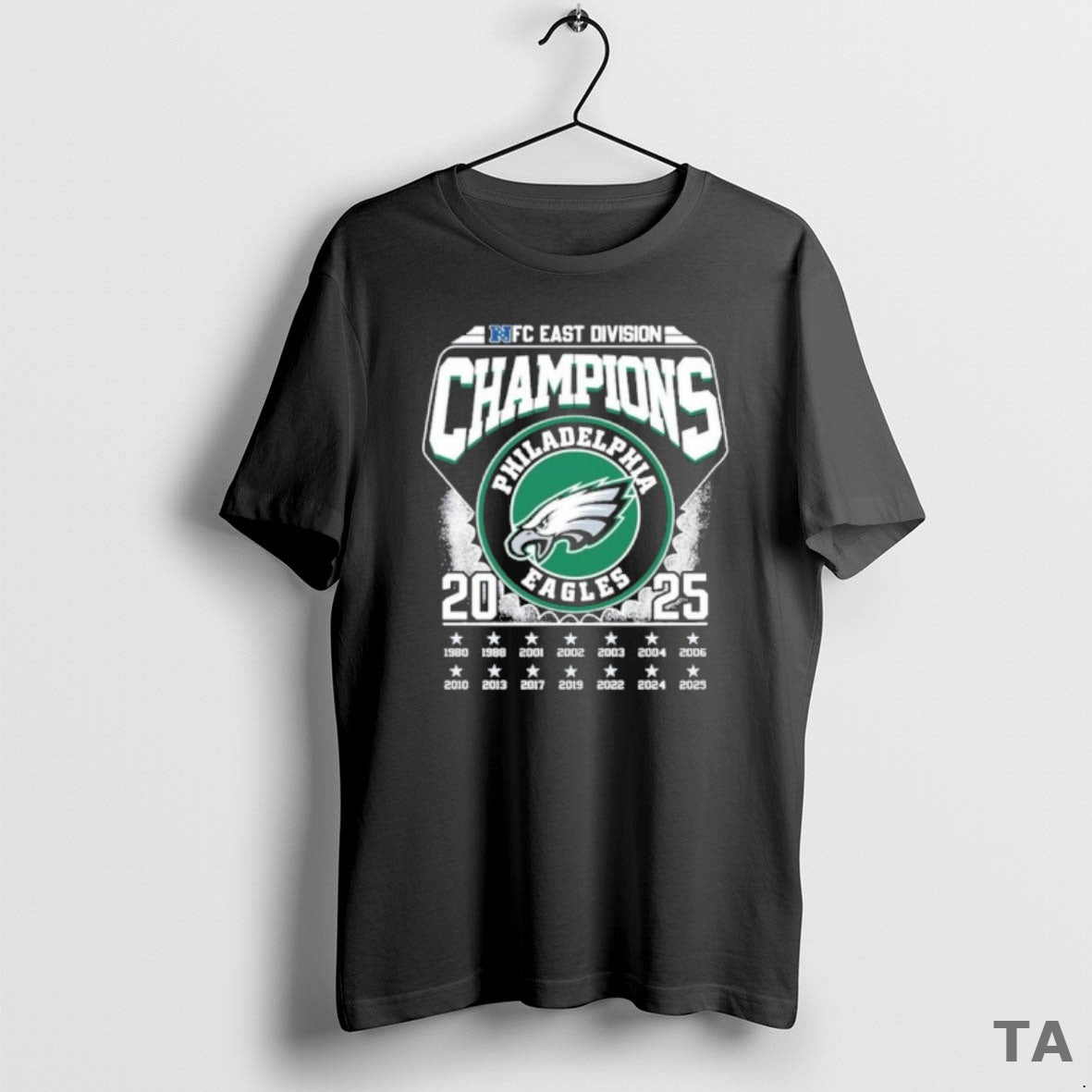 Top 2025 Nfc East Division Champions Philadelphia Eagles Vintage T Shirt Sweater