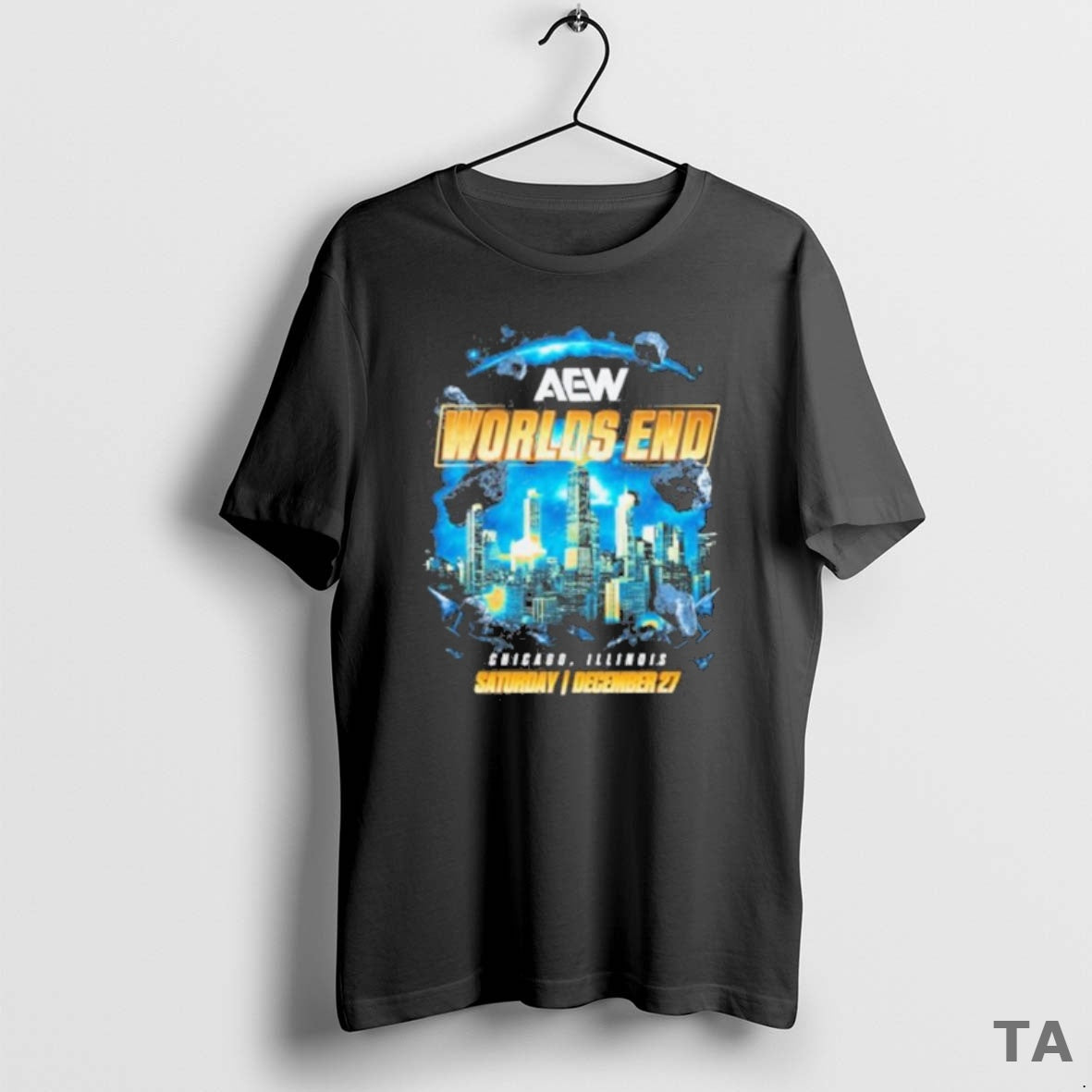 Top Aew Worlds End 2025 Event T Shirt Sweater