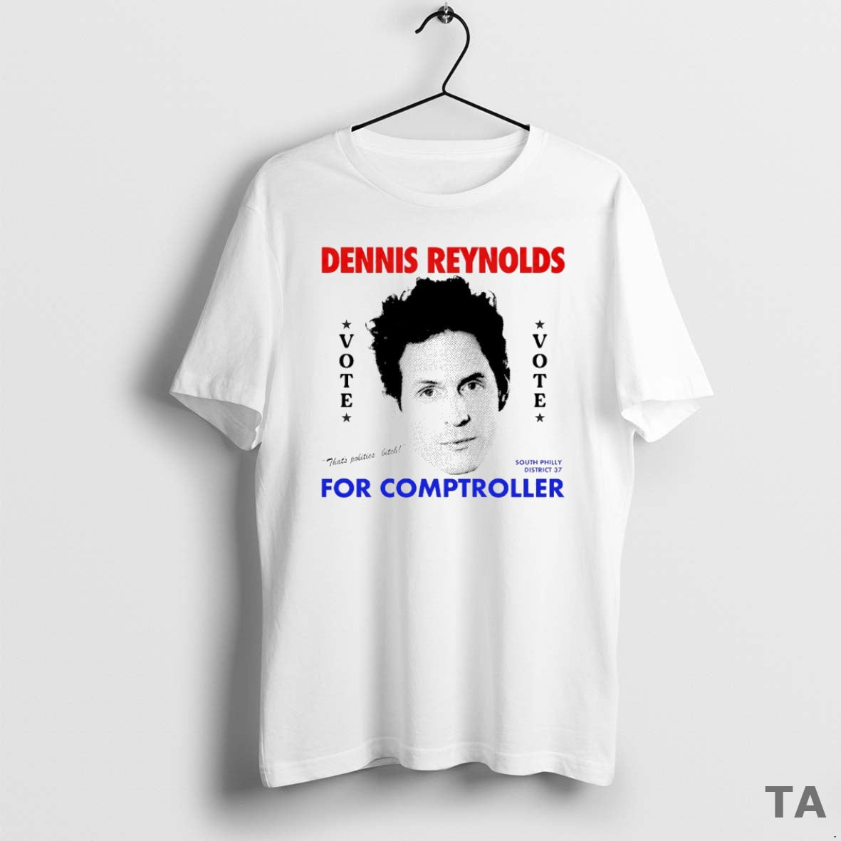 Top Dennis Reynolds For Comptroller Circle T Shirt Sweater