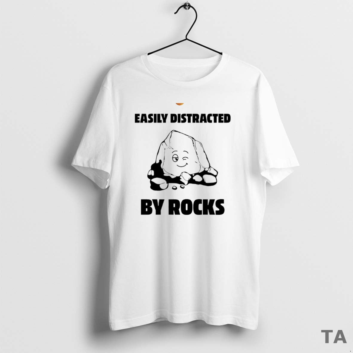 Top Easily Distracted By Rocks Circle T Shirt Sweater