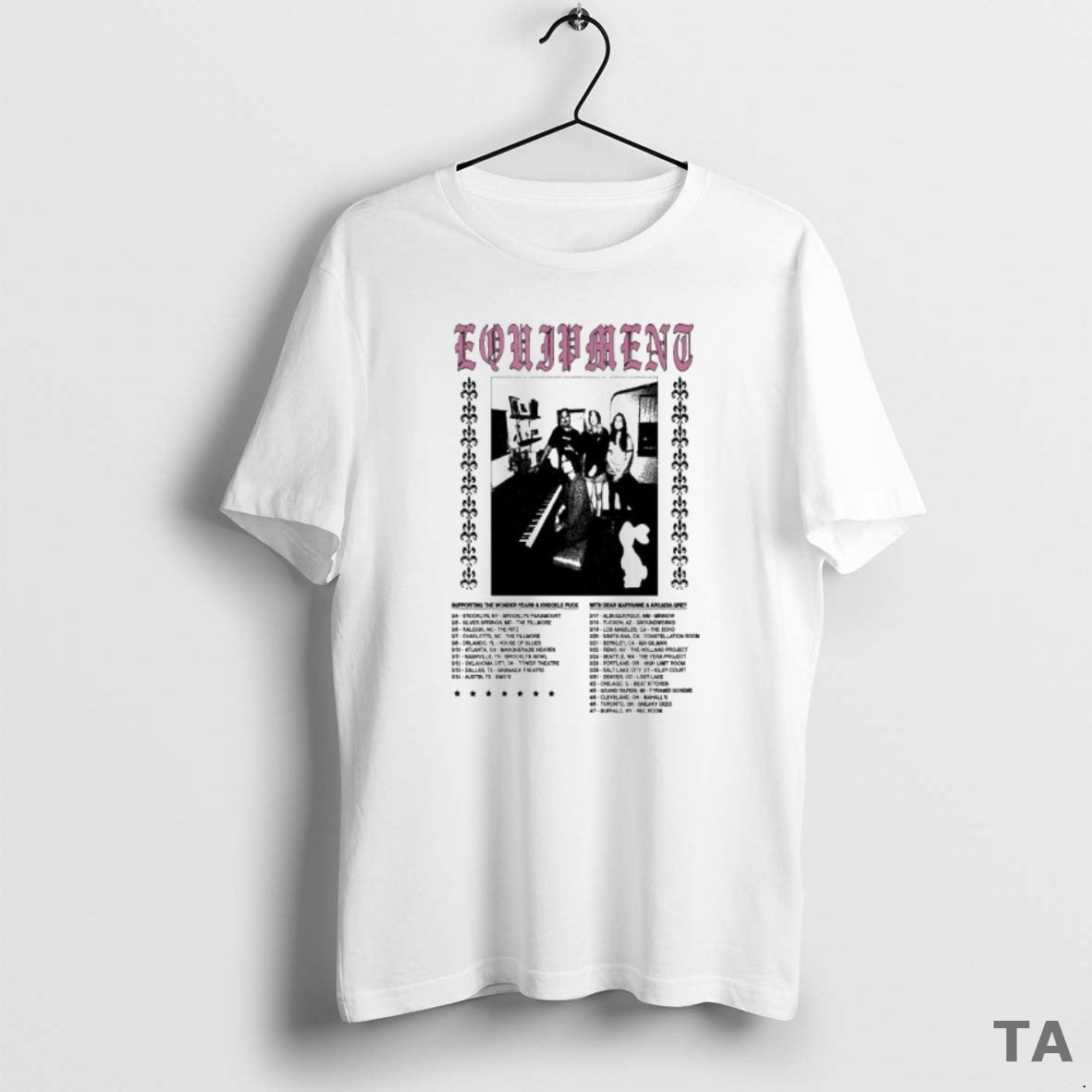 Top Equipment Spring 2026 Tour T Shirt Sweater