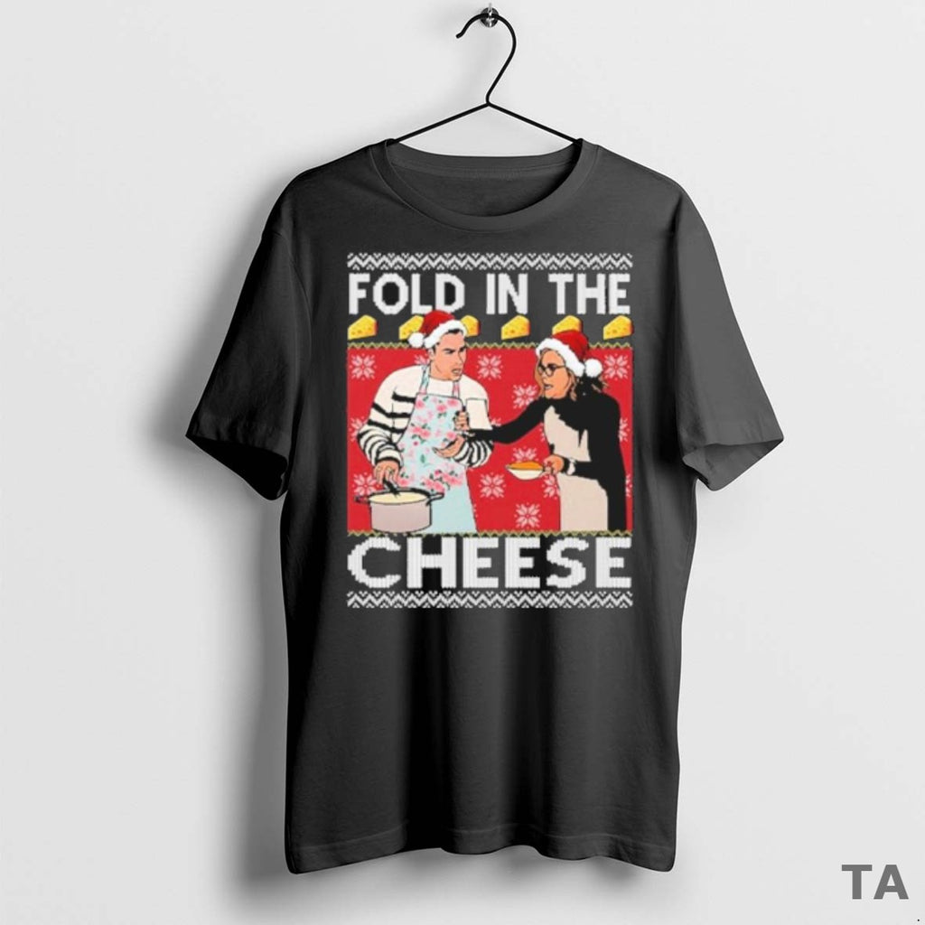 Top Fold In The Cheese Schitts Creek Christmas T Shirt Sweater
