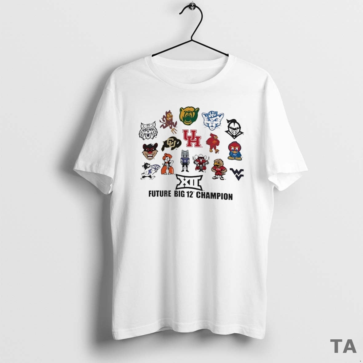 Top Future Big 12 Champion Mascot Circle T Shirt Sweater