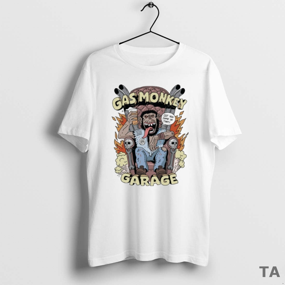 Top Gas Monkey Garage Get You Some Of That King Of Chaos T Shirt Sweater