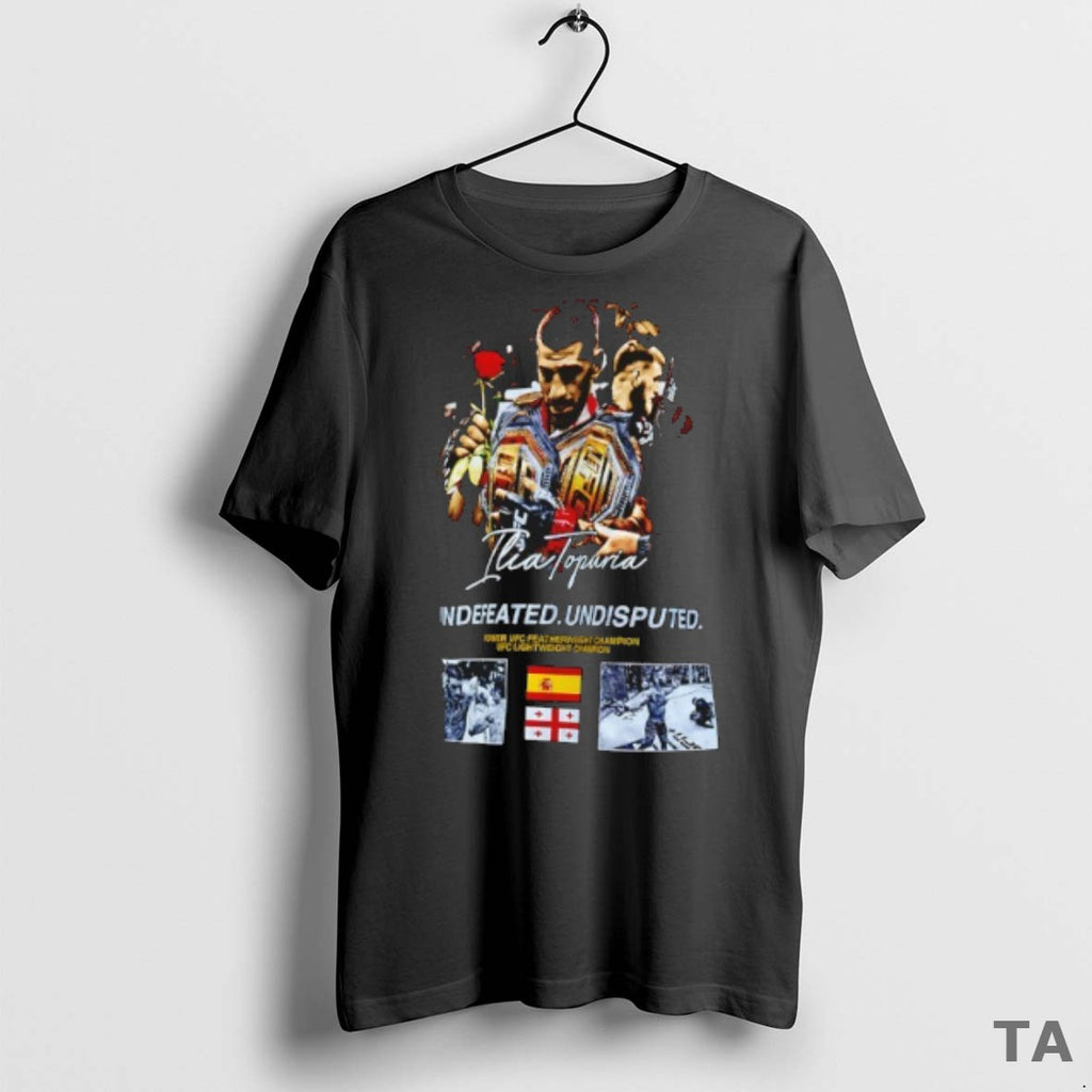 Top Ilia Topuria Tea And Roses T Shirt Sweater
