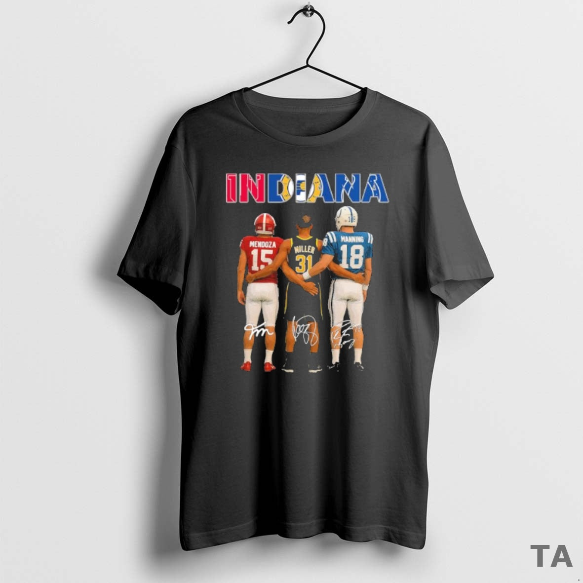Top Indiana Sports Teams Mendoza Miller And Manning T Shirt Sweater