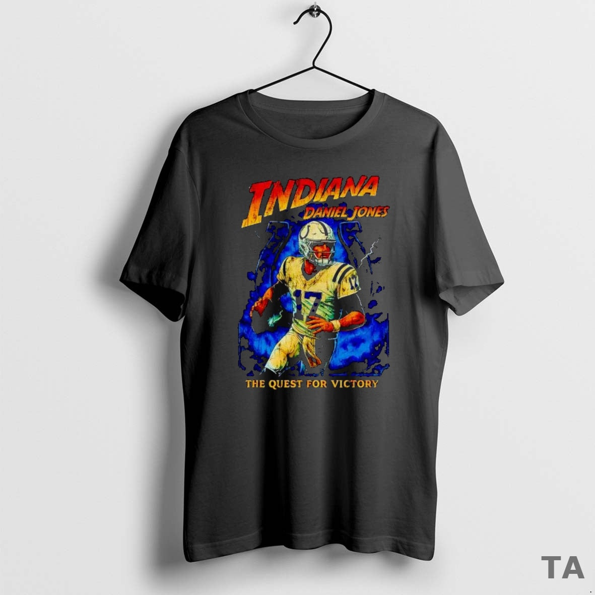 Top Indianapolis Colts Daniel Jones The Quest For Victory T Shirt Sweater
