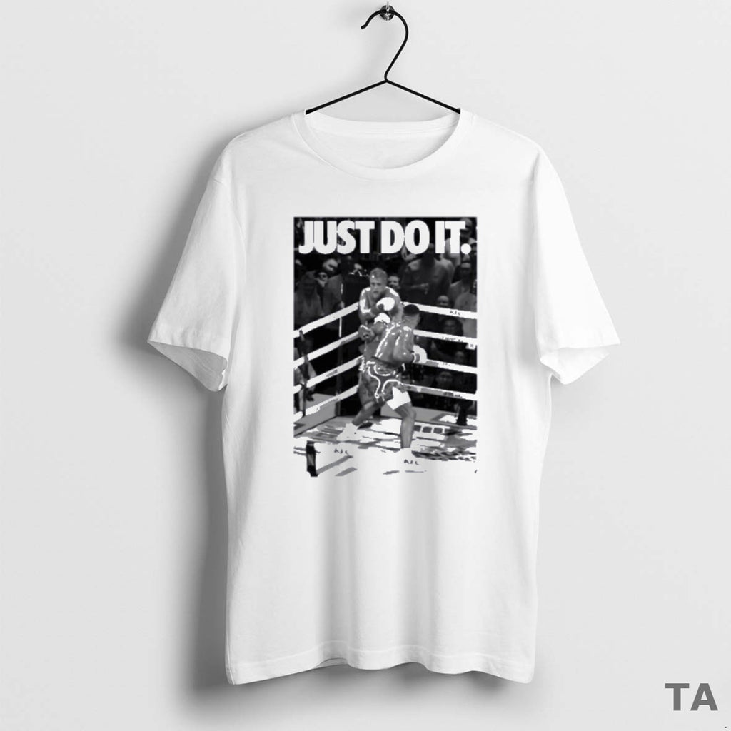 Top Just Do It Anthony Joshua Knockout Jake Paul T Shirt Sweater