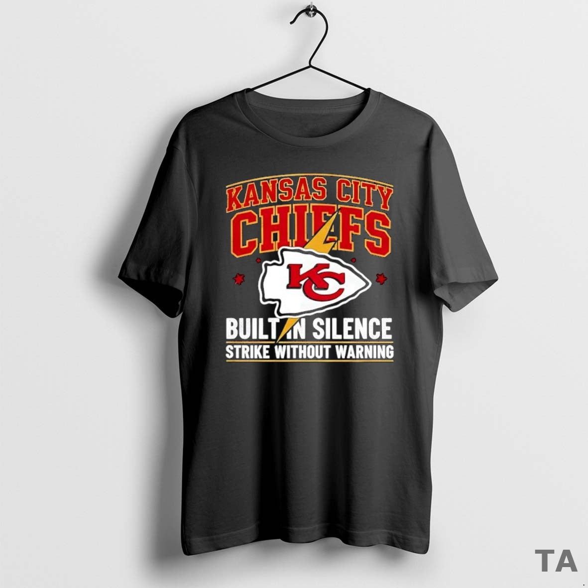 Top Kansas City Chiefs Built In Silence Strike Without Warning T Shirt Sweater