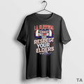 Top La Clippers Respect Your Elders T Shirt Sweater