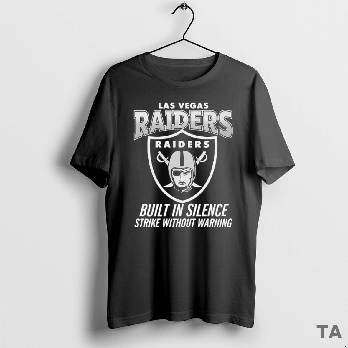 Top Las Vegas Raiders Built In Silence Strike Without Warning T Shirt Sweater