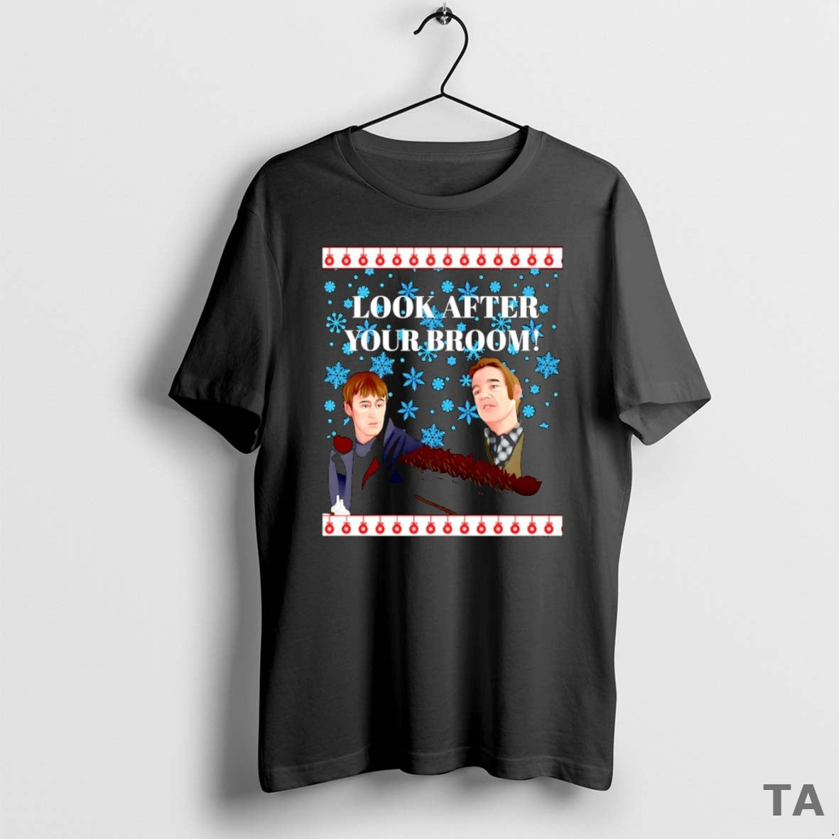 Top Look After Your Broom Ugly Christmas T Shirt Sweater