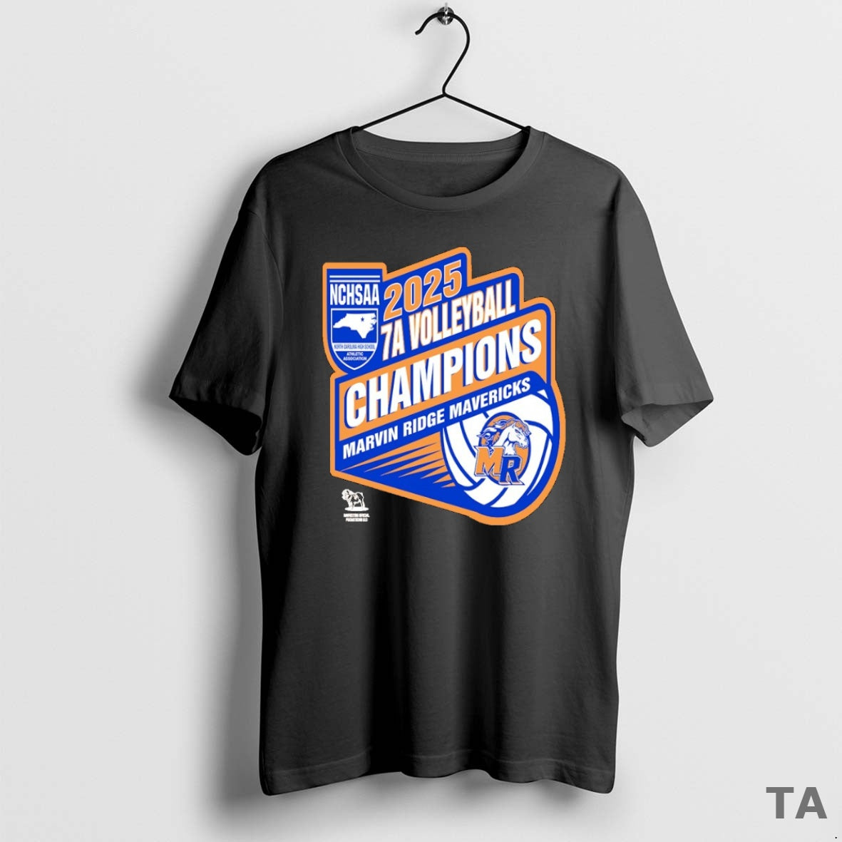 Top Marvin Ridge Mavericks Nchsaa 7a Volleyball Champions 2025 T Shirt Sweater