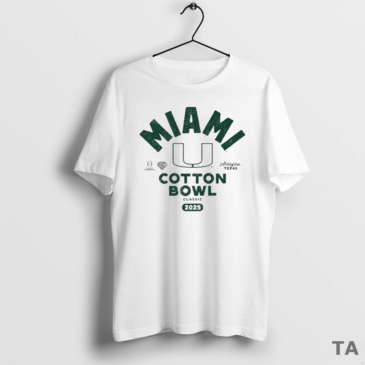 Top Miami Hurricanes 2026 College Football Playoff Cotton Bowl Bound Circle T Shirt Sweater