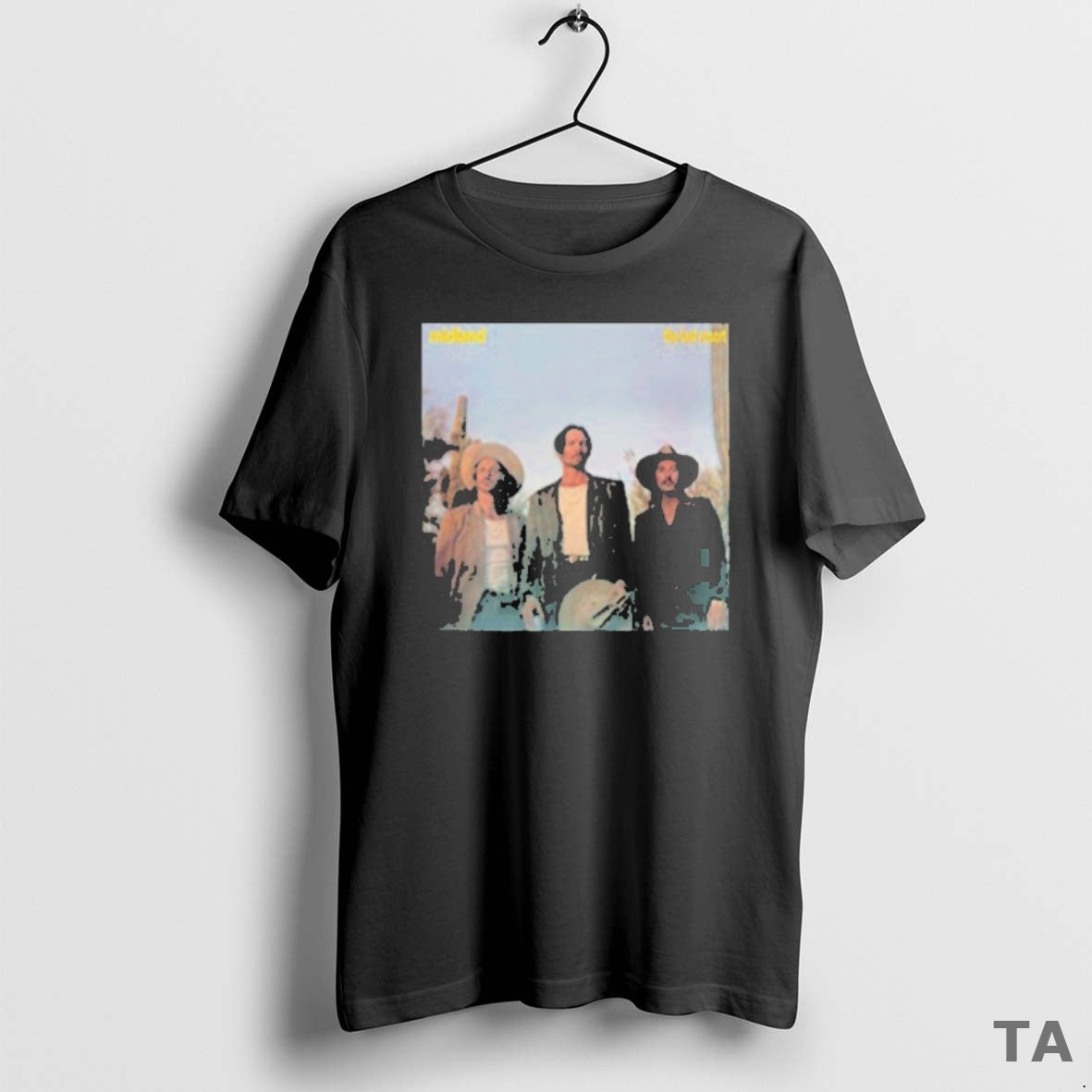 Top Midland Last Resort Cactus Photo T Shirt Sweater
