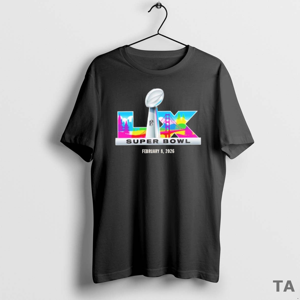 Top Nfl Super Bowl Lix 2026 Logo On February 8 T Shirt Sweater