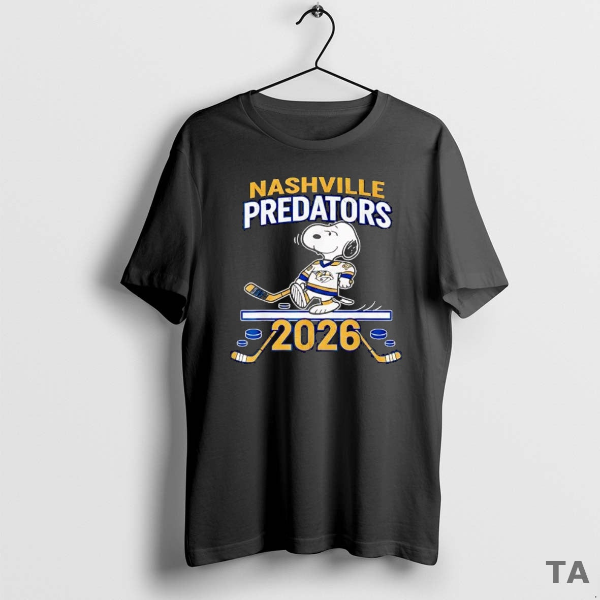 Top Nashville Predators Snoopy Peanuts 2026 T Shirt Sweater