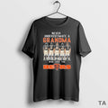 Top Never Underestimate A Grandma Who Loves The Chicago Bears T Shirt Sweater