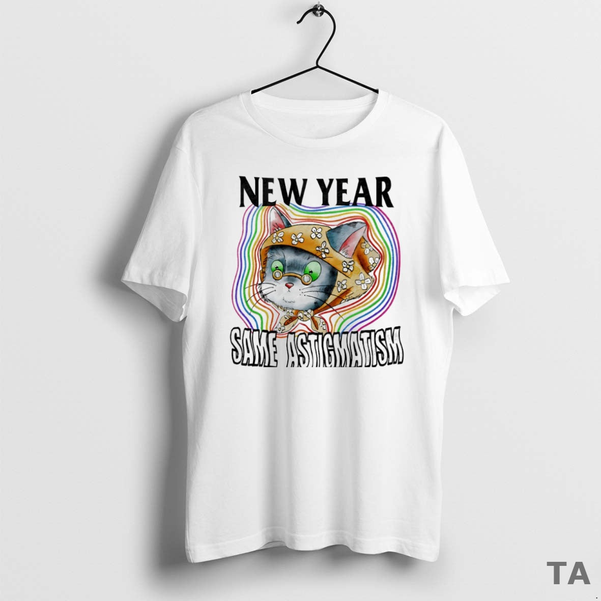 Top New Year Same Astigmatism Circle T Shirt Sweater