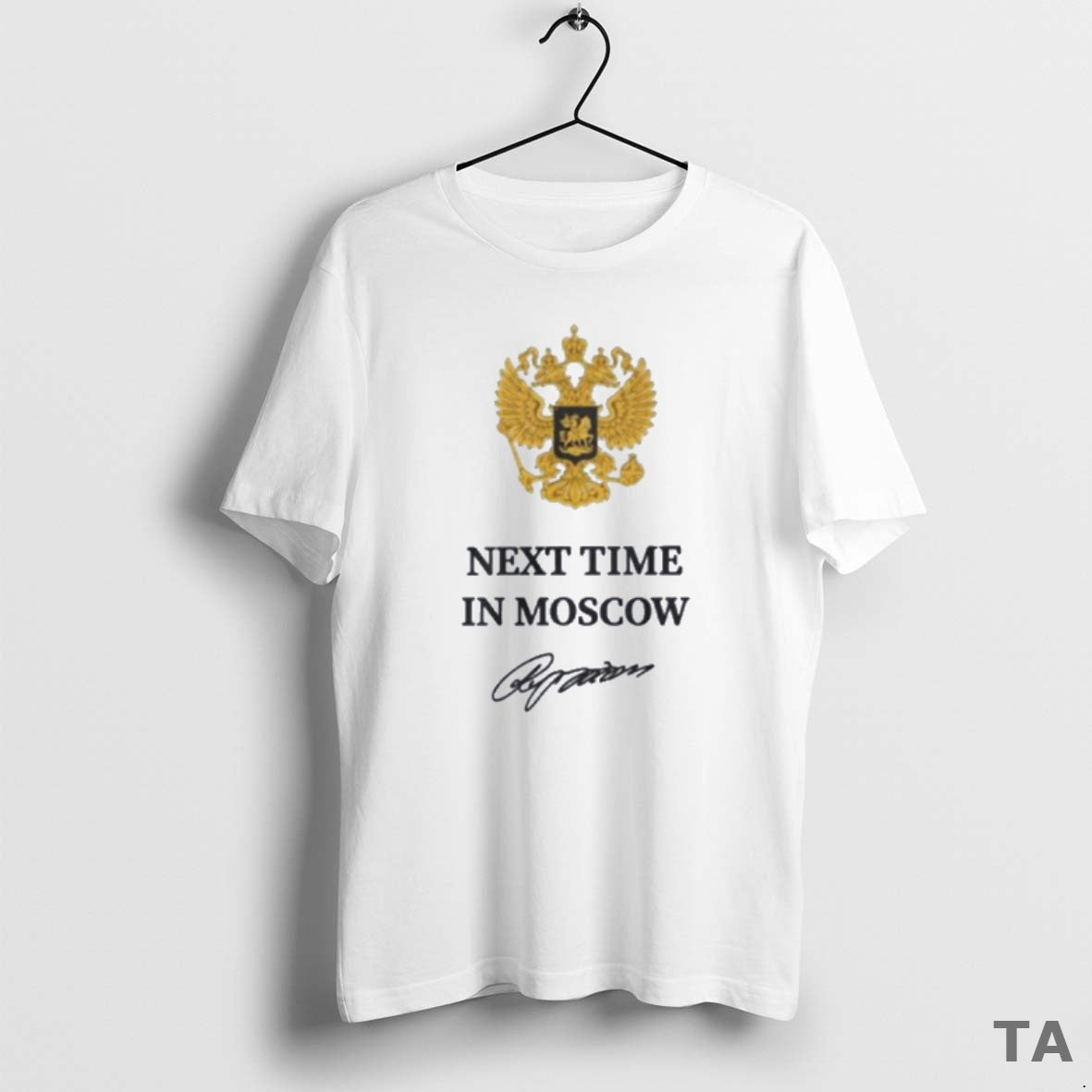 Top Next Time In Moscow Signature T Shirt Sweater