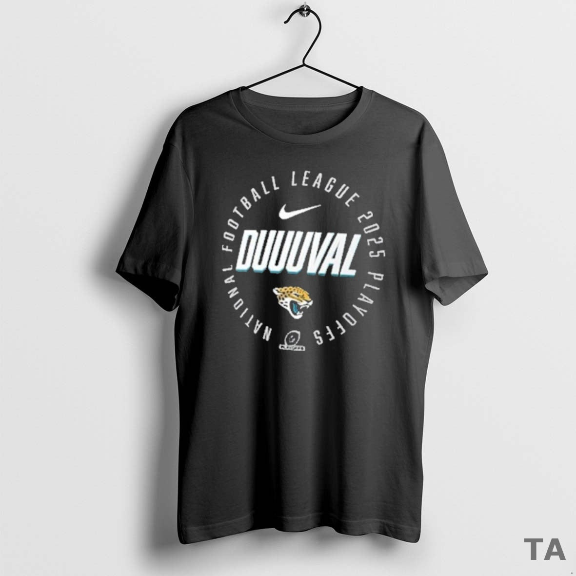 Top Nike Jacksonville Jaguars 2025 Playoff Participant T Shirt Sweater