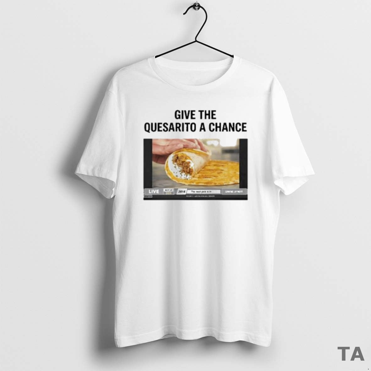 Top Nikola Jokic Give The Quesarito A Chance Denver Nuggets Taco Bell T Shirt Sweater