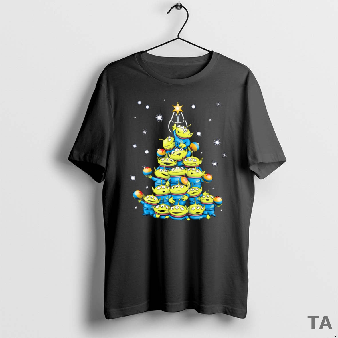 Top Ohh The Claw Mas Tree T Shirt Sweater