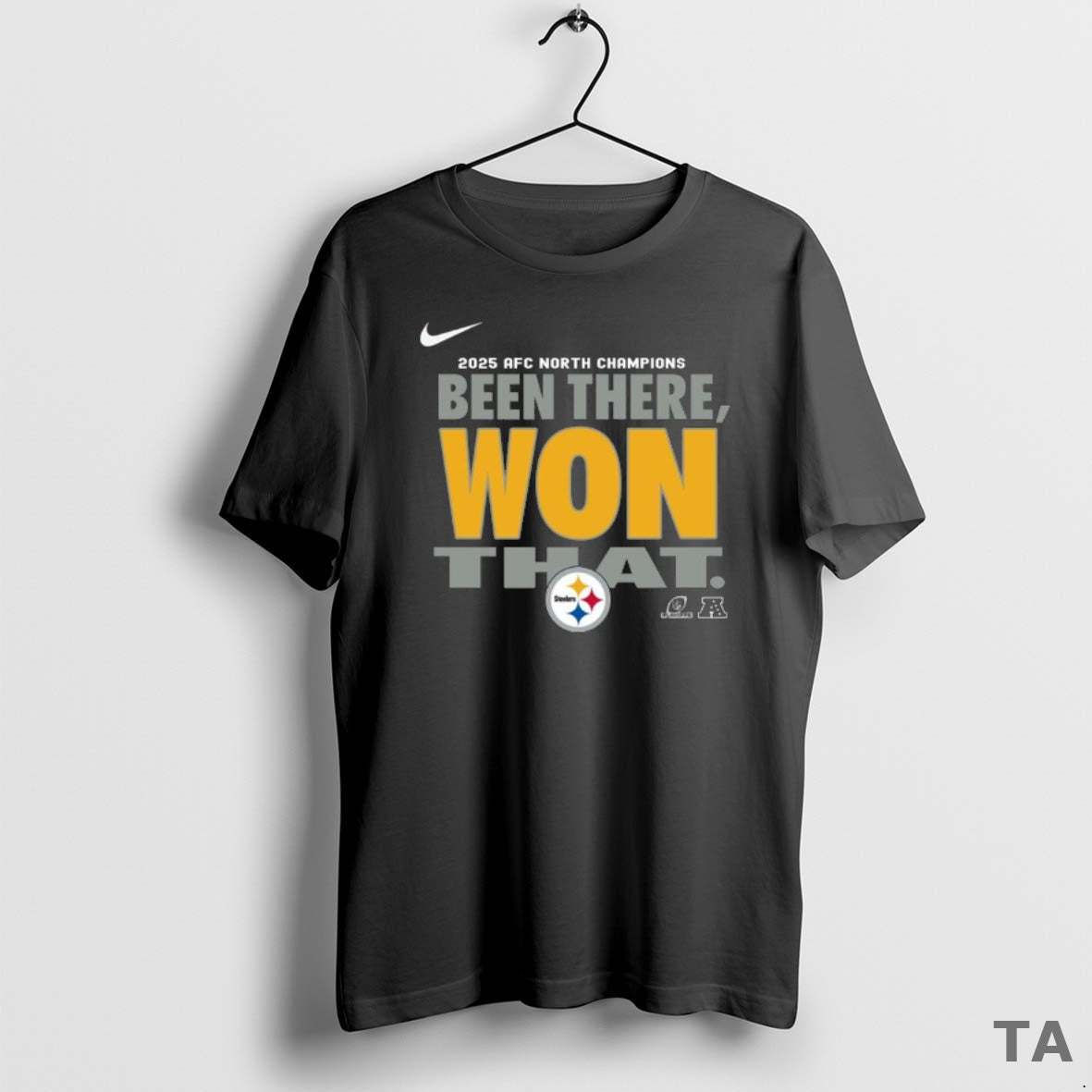 Top Pittsburgh Steelers Nike 2025 Afc North Champions Locker Room T Shirt Sweater