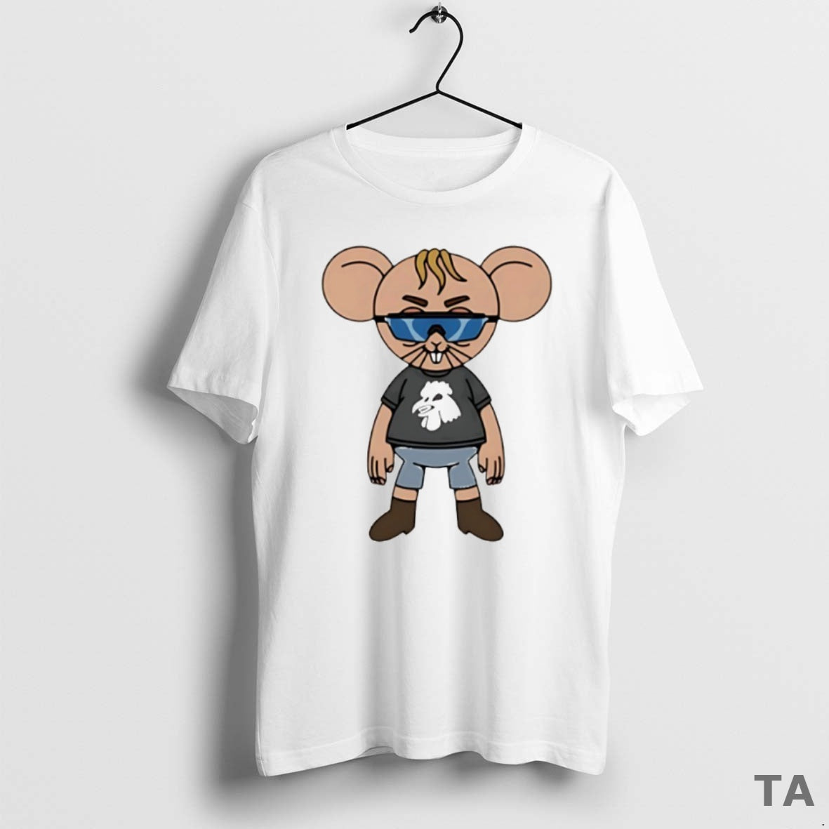 Top Ratyboy Circle T Shirt Sweater