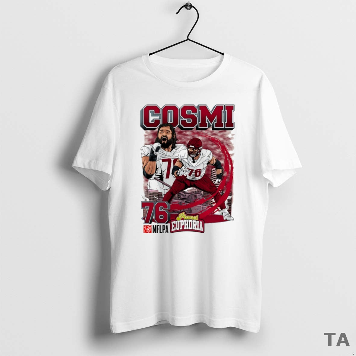 Top Sam Cosmi 76 Washington Commanders Football Comic Circle T Shirt Sweater