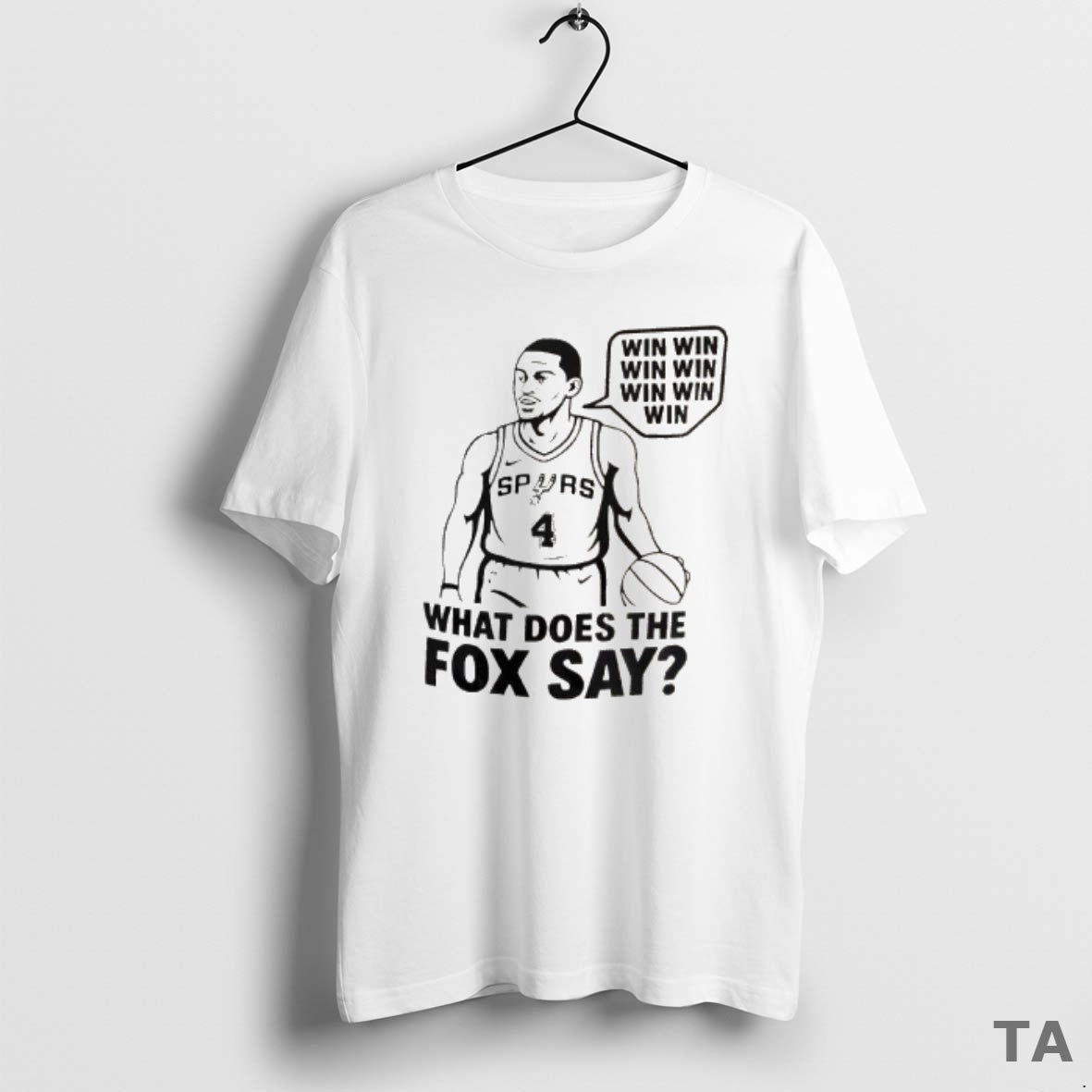 Top San Antonio Spurs Deaaron Fox What Does The Fox Say T Shirt Sweater